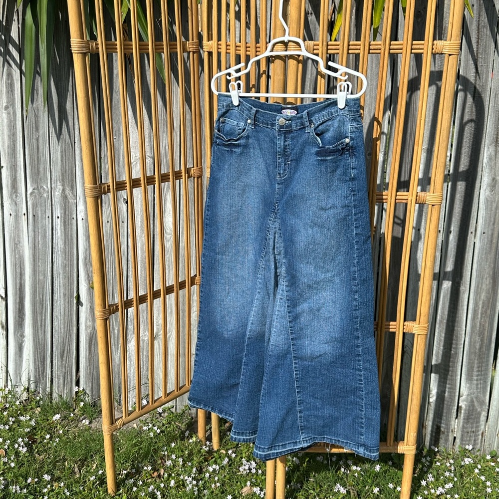 Denim stretch maxi skirt